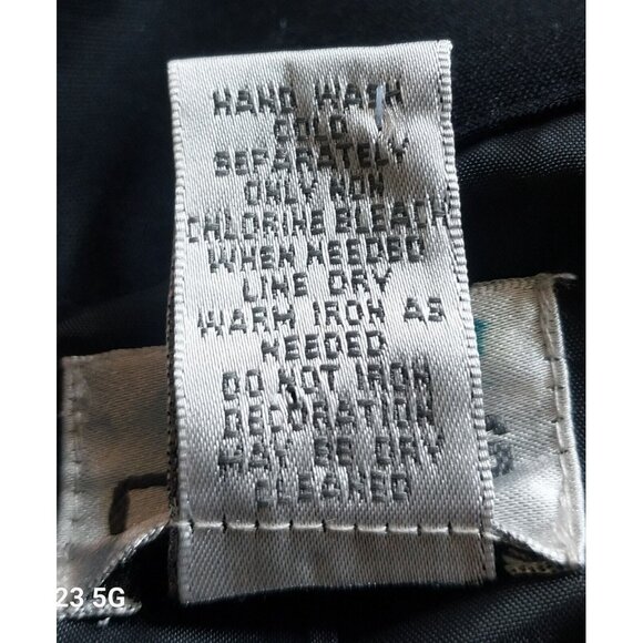 Chico Size 2 Jacket Long Sleeve Artsy Black & White Sequins Y2K Bling Geisha - Picture 10 of 12